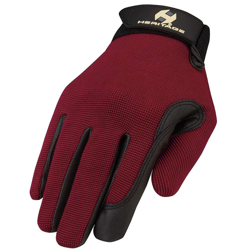 [AUSTRALIA] - Heritage Performance Glove, 7 DARK RED 