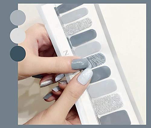 LIHI Color Lab EXTRE Adhesion 22PCS Nail Art Transfer Decals Sticker DIY Nail Polish Strips ,Nail Wraps, Nail Patch, 100% Real Nail Polish Sheets Applique for Manicure, Wedding, Party, A801 Fairyland - BeesActive Australia