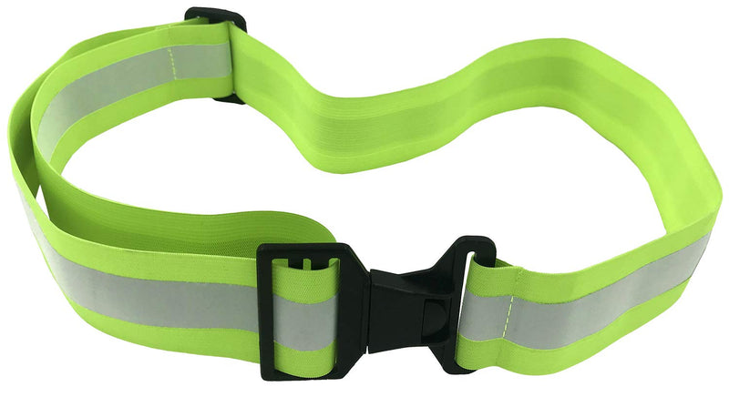 High Visibility Reflective Belt, Army PT Belt Army Reflective Belt Military Reflective Running Gear Men Women Reflector Belt Walking Running Cycling Green Belt + Bag - BeesActive Australia