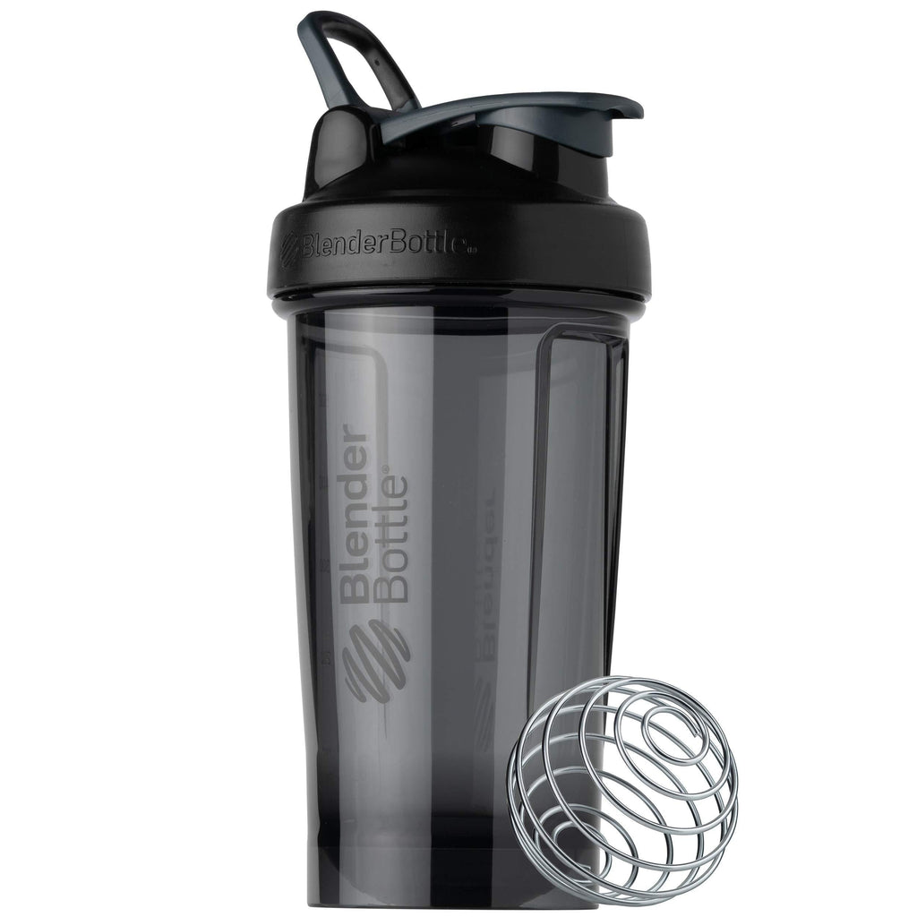 BlenderBottle Shaker Bottle Pro Series Perfect for Protein Shakes and Pre Workout, 24-Ounce, Black - BeesActive Australia