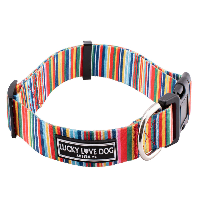 Lucky Love Dog Collar Combo Set | Matching Collar & Leash | Convenient & Reliable Small to Large Hippie Collar - BeesActive Australia