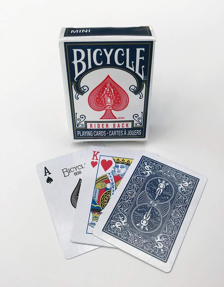 [AUSTRALIA] - Bicycle Mini Decks Playing Cards - Single Deck - (Color May Vary) - Smaller Than Traditional Deck 