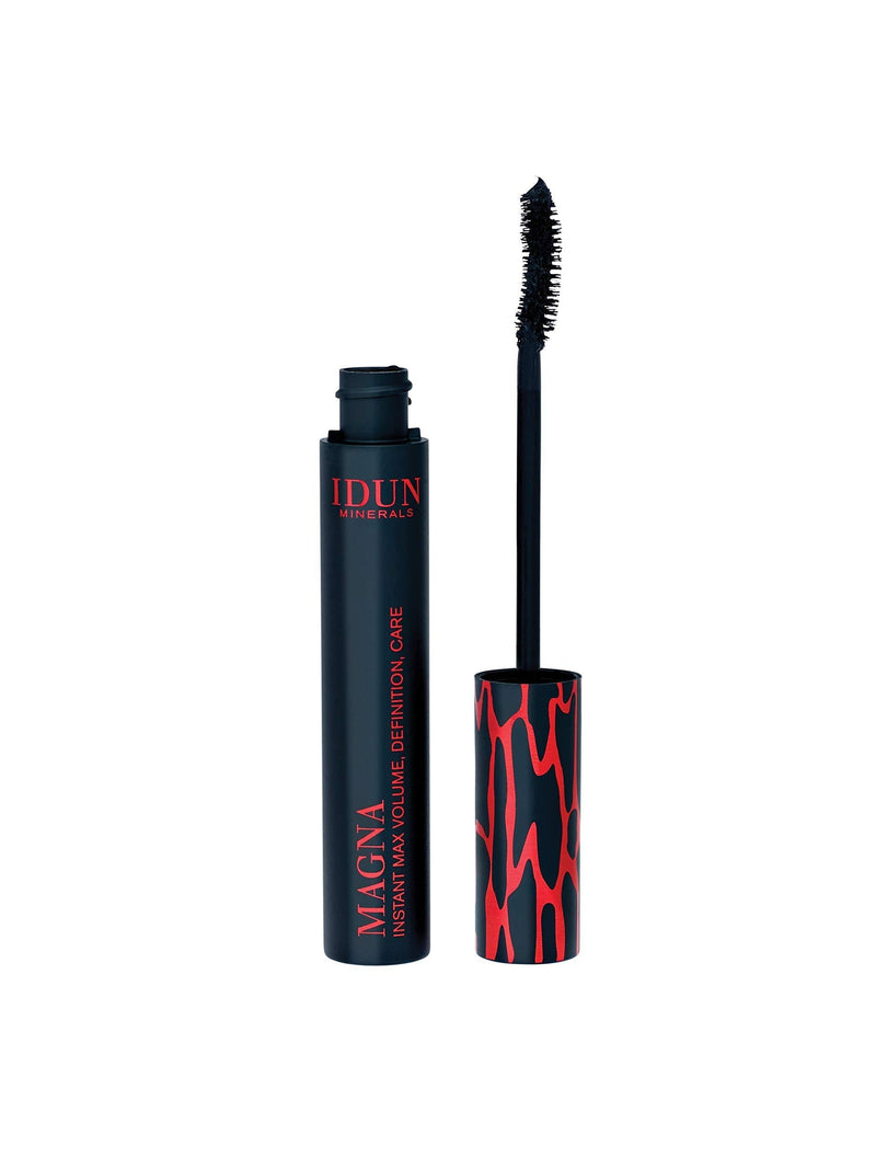 IDUN Minerals Mascara, Magna - Volume & Definition - Creates Perfect Separation - Nickel & Chromium Natural Pigments, Ophthalmologically Tested, Safe for Sensitive Eyes & Contact Lens - Black, 0.43 oz - BeesActive Australia