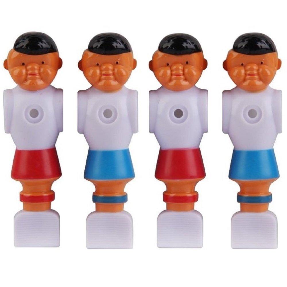 2 Red and 2 Blue Old Style Foosball Men 4 Players w/Ears Fits 5/8 inch Rods - BeesActive Australia