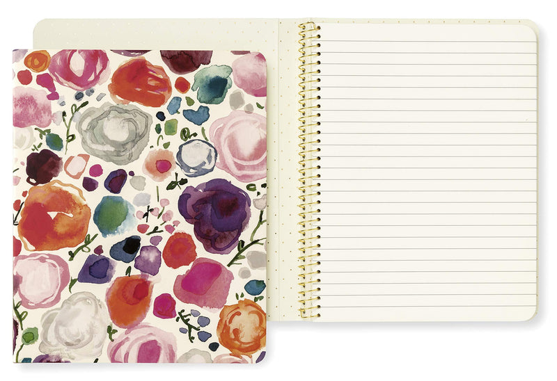 Kate Spade New York Concealed Spiral Notebook with 112 Lined Pages, Floral - BeesActive Australia