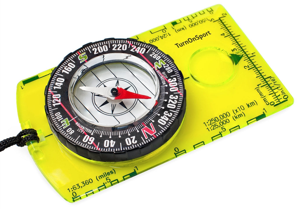 Orienteering Compass - Hiking Backpacking Compass - Advanced Scout Compass Camping and Navigation - Boy Scout Compass Kids - Professional Field Compass for Map Reading - Best Survival Gifts Green - BeesActive Australia