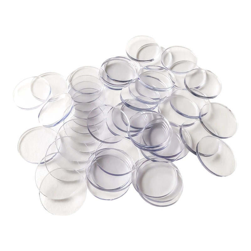 Yuanhe Clear Acrylic Poker Chip Spacers,50pcs/100pcs/200pcs 50pcs - BeesActive Australia