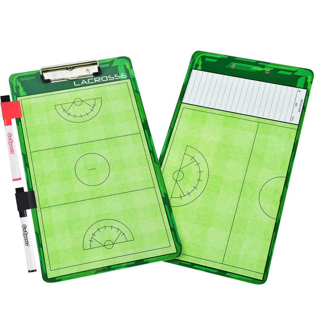 [AUSTRALIA] - GoSports Coaches Boards - 2 Sided Premium Dry Erase Clipboards - Choose from Baseball, Basketball, Football, Soccer, Hockey, Lacrosse, or Volleyball Women's Lacrosse 
