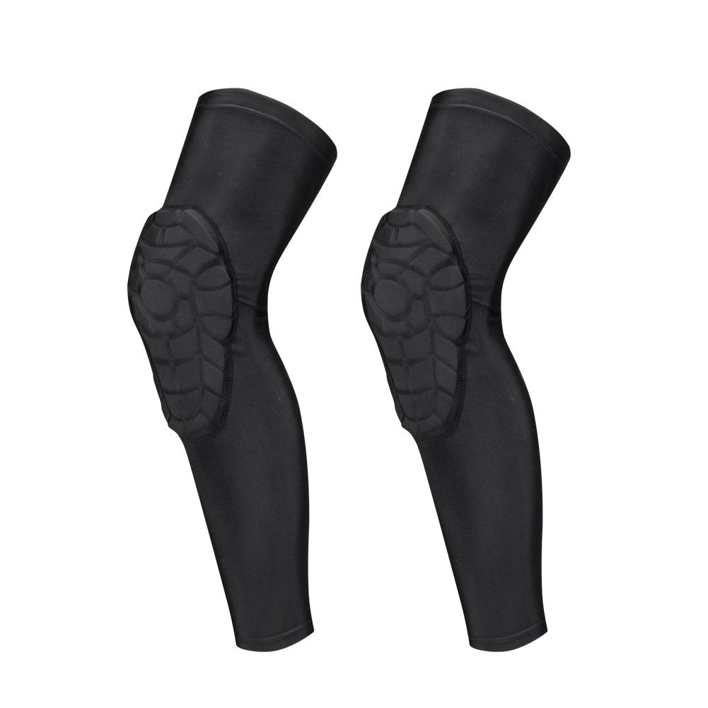 TUOYR Padded Compression Elbow Knee Pads Youth Boys Arms Thigh Protective Sleeves Sports Gear Extreme Exercise for Boys A Pair Large - BeesActive Australia