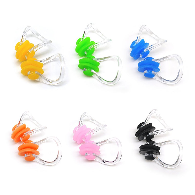 BRBD Waterproof Silicone Swimming Nose Clip Plugs for Adults Children Age 7+ (12 Pack) - BeesActive Australia