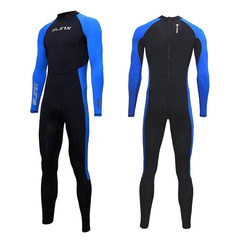 [AUSTRALIA] - Full Body Dive Wetsuit Sports Skins Rash Guard for Men Women, UV Protection Long Sleeve One Piece Swimwear for Snorkeling Surfing Scuba Diving Swimming Kayaking Sailing Canoeing Large 