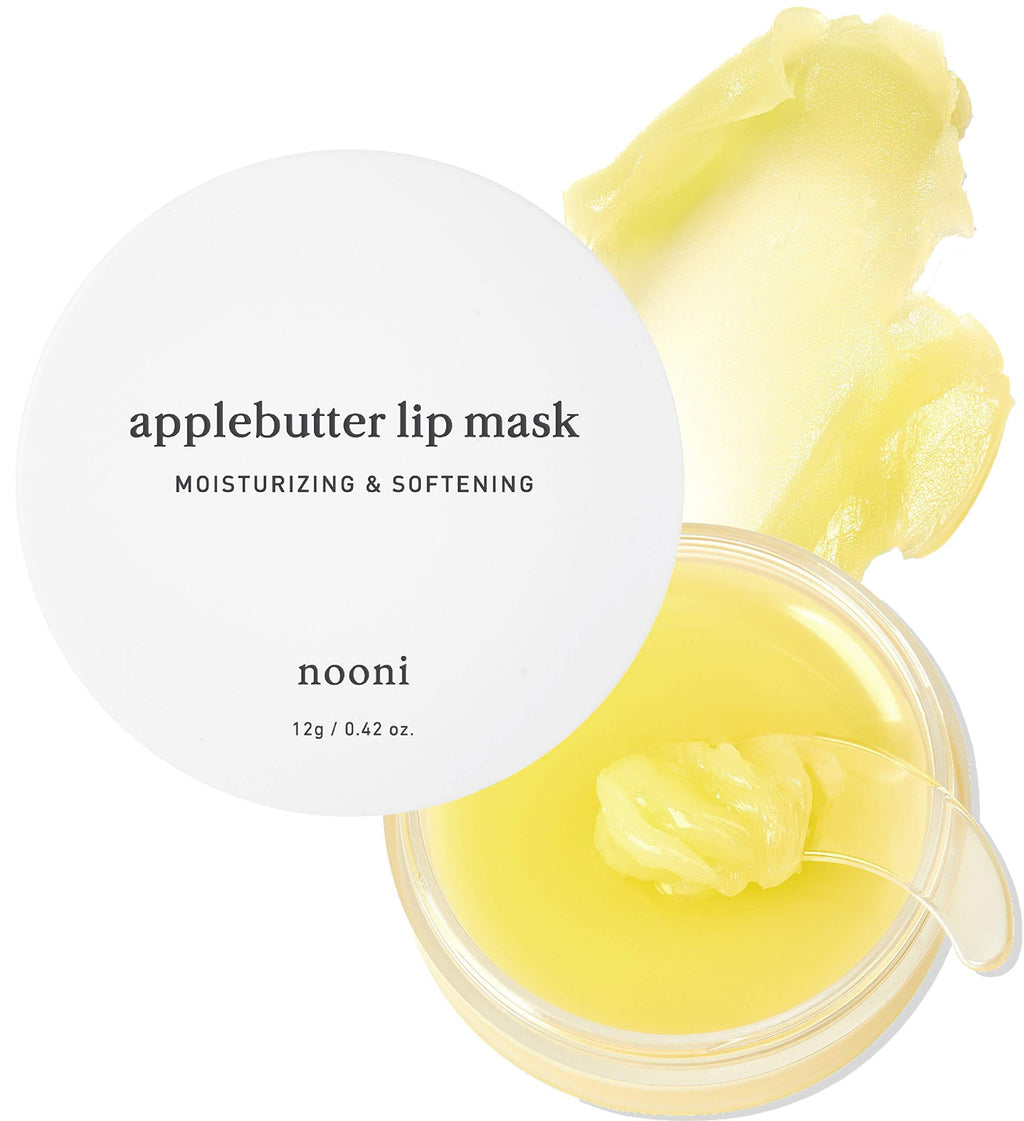 NOONI Applebutter Lip Mask with Shea Butter, AHAs, and Vitamins A,C & E | Moisturizing Lip Mask Overnight | Korean Skincare for Cracked Lip Repair | Cruelty-free, Gluten-free, Paraben-free - BeesActive Australia