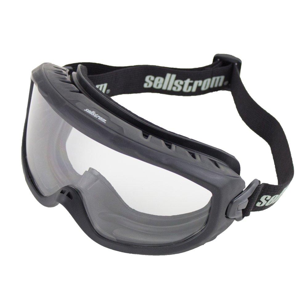 Sellstrom Safety Goggles – Wildland Fire OTG Eye Protection, S80225, Anti Fog, Scratch Resistant, Protective Eye Shield for Men and Women with Clear Lens, Adjustable Strap, Black Frame - BeesActive Australia