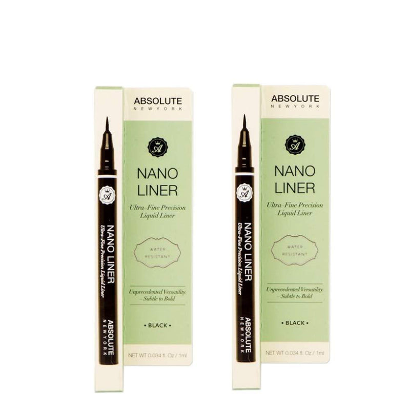(Pack of 2) Absolute New York Liquid Liner Nano with Eyebrow Shaver - BeesActive Australia