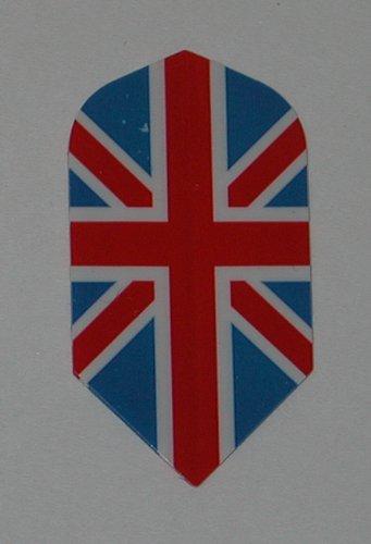[AUSTRALIA] - US Darts - 5 Sets (15 Flights) Union Jack, England, UK Slim Dart Flights 