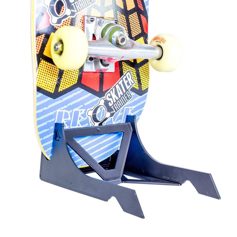 SKATERTRAINER Origami Skateboard Stand- A Skate Board Holder by Skater Trainers - Store and Display - Keep Boards Off The Wall - A Great Rack Display for That Made in The USA - Parents Love These - BeesActive Australia