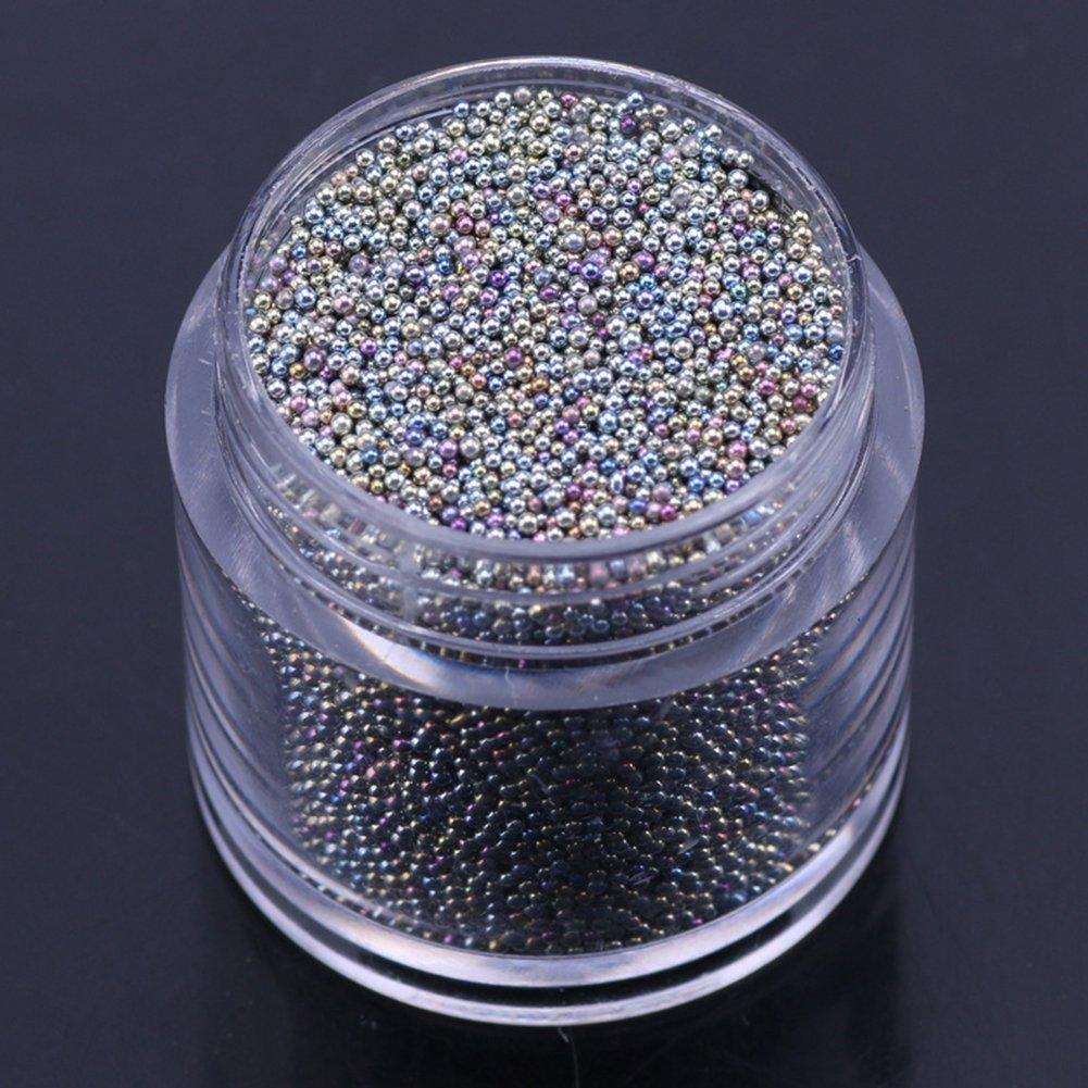 Minejin Nails Art Caviar Micro Glitter Beads 3D DIY Pedicures Tools - BeesActive Australia