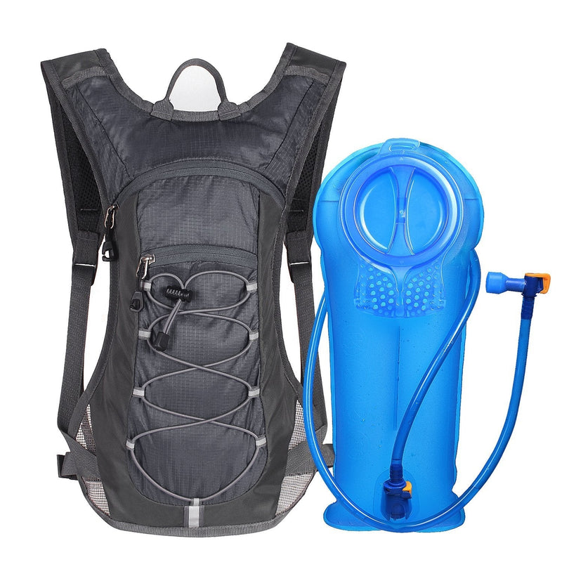 [AUSTRALIA] - Unigear Hydration Pack Backpack with 70 oz 2L Water Bladder for Running, Hiking, Cycling, Climbing, Camping, Biking Gray 