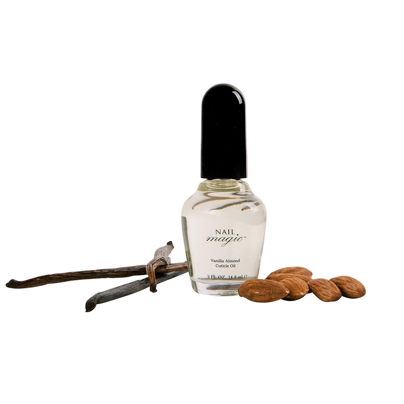 Nail Magic - Vanilla Almond Cuticle Oil, 0.5 fluid ounces, Aids in the repair of Cracked Cuticles, Peeling, Brittle Natural Fingernails, 60 Years of Superior Results 0.5 Fl Oz - BeesActive Australia