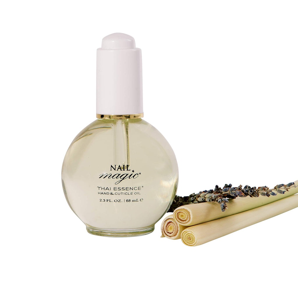 Nail Magic - THAI ESSENCE, Hand & Cuticle Oil, 2.3 Fl Oz, All-Natural & Organic Lavender & Lemongrass Essential Oils, Aids In Healing Dry Damaged Cuticles & Hands, 60 Years of Superior Results - BeesActive Australia