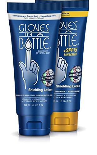 Gloves In A Bottle Shielding Lotion and Sunscreen SPF 15, 3.4 ounces (Set of 2) - BeesActive Australia