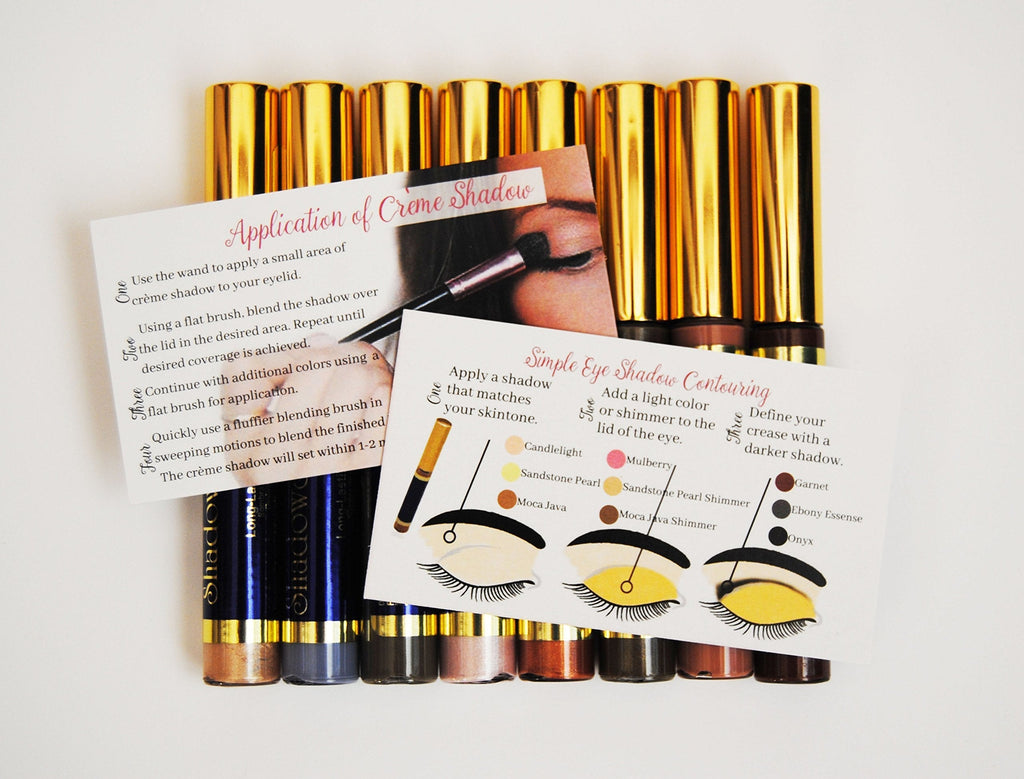 ShadowSense Application Cards | 50 Pack | Application of Creme Shadow | LipSense by SeneGence for ShadowSense Eyeshadow - BeesActive Australia