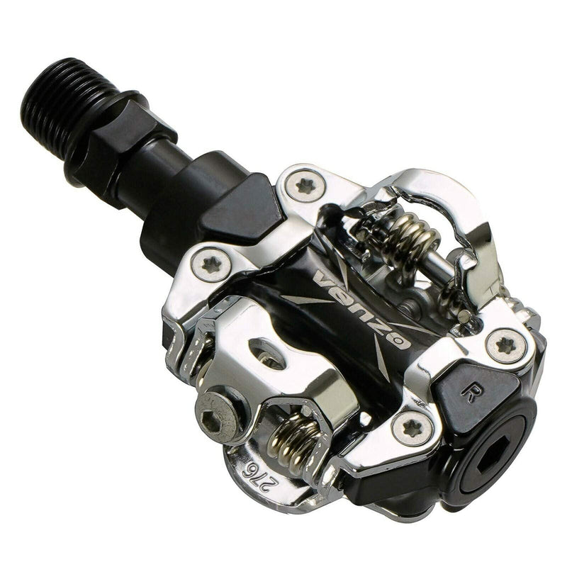 Venzo MTB Mountain Bike Sealed Clipless Pedals Compatible with Shimano SPD Type Cleats SM-SH51 MTB Shoes - Easy Clip in - BeesActive Australia