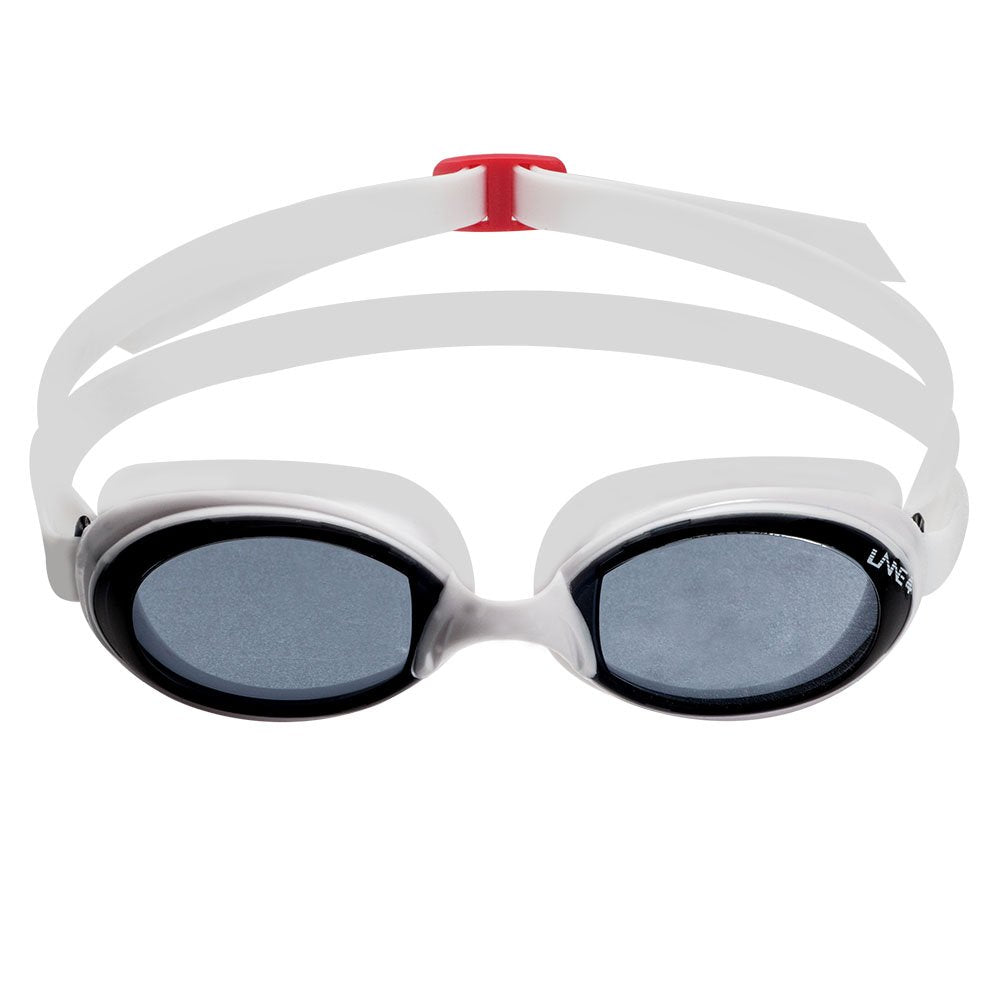 LANE4 Junior Swim Goggle A328 for Children IE-32855 Smk/Wht - BeesActive Australia