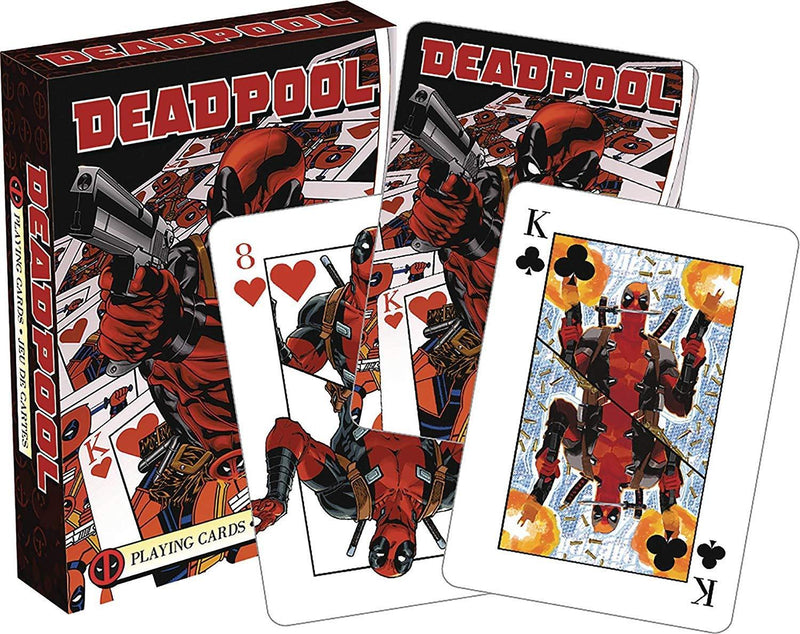 [AUSTRALIA] - AQUARIUS Deadpool Mirror - Playing Card Deck - 52 Cards, Multicolor, 3" 