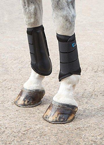 [AUSTRALIA] - Shires Air Motion Brushing Boots Black Sm Pony 