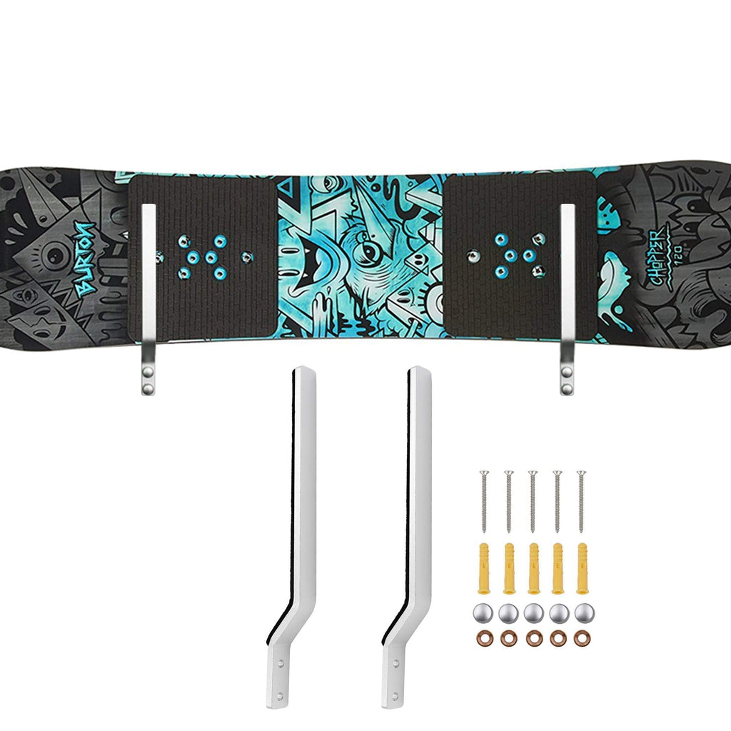 YYST Snowboard Storage Rack Wall Mount - Hardware and Screw Cover Included- Hold 1 Board - BeesActive Australia