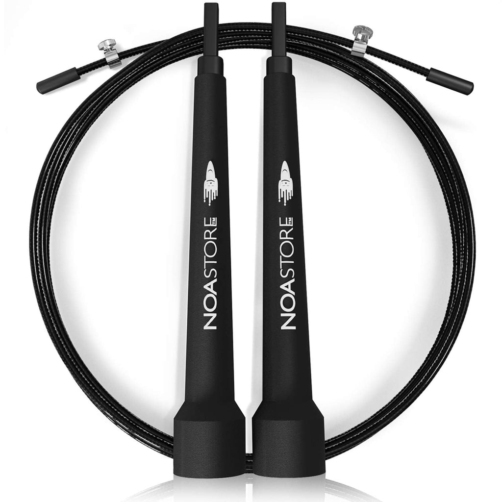 Noa Store 10 ft Adjustable Skipping Jump Rope, Speed Rope Ideal for Aerobic Exercise, Speed and Endurance Training, Fitness, Gym, Boxing, MMA for Men and Women - BeesActive Australia
