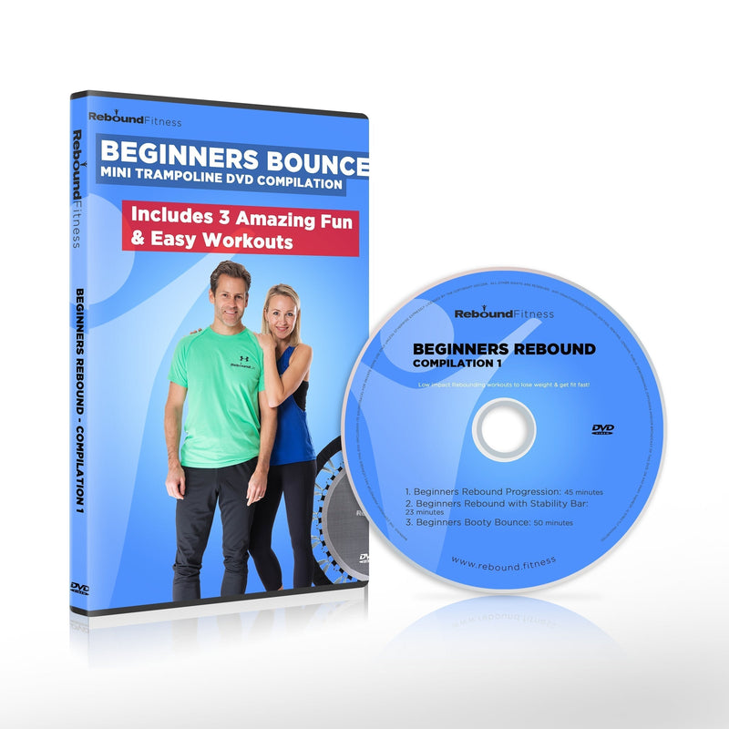 Beginners Bounce Mini Trampoline Exercise DVD Compilation Includes 3 Amazing Fun & Easy Rebounding Fitness Workouts to Help You Lose Weight & Tone Up! by Maximus Pro & Fit Bounce Pro - BeesActive Australia