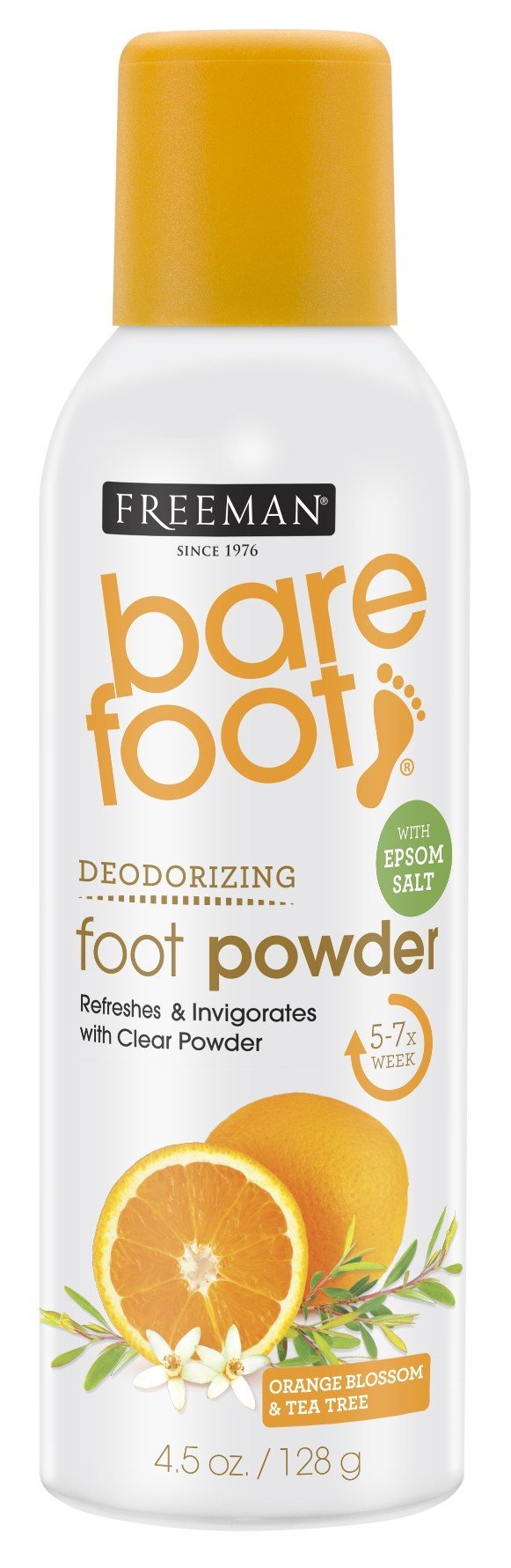 Freeman Bare Foot Powder Deodorizing Spray 4.5 Ounce (133ml) - BeesActive Australia