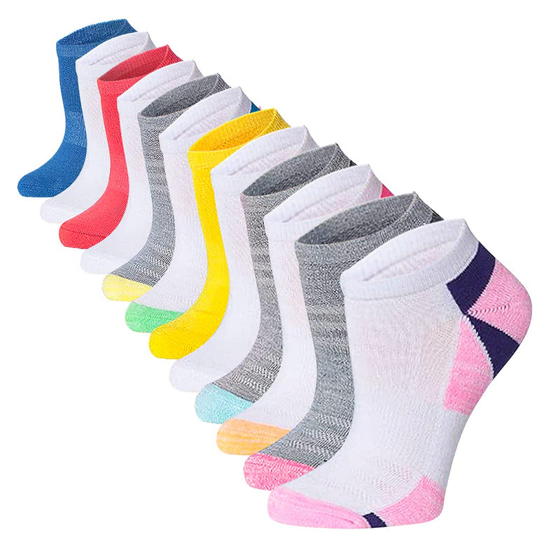 Tipi Toe Women's 12-Pairs Low Cut Athletic Sport Peformance Socks Sp34-12 - BeesActive Australia