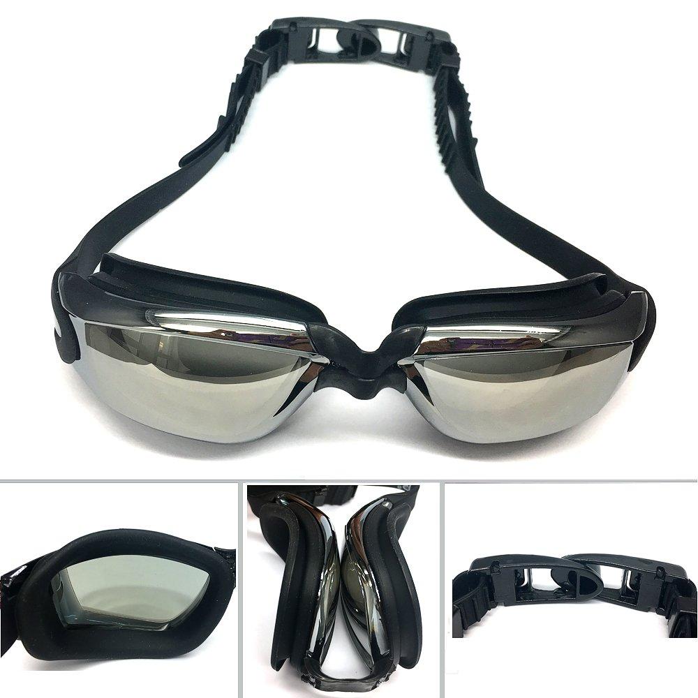 [AUSTRALIA] - IKING Swim Goggles Swimming Goggles for Adult Men Women Youth Kids Child,UV Protection,Anti Fog Technology black 