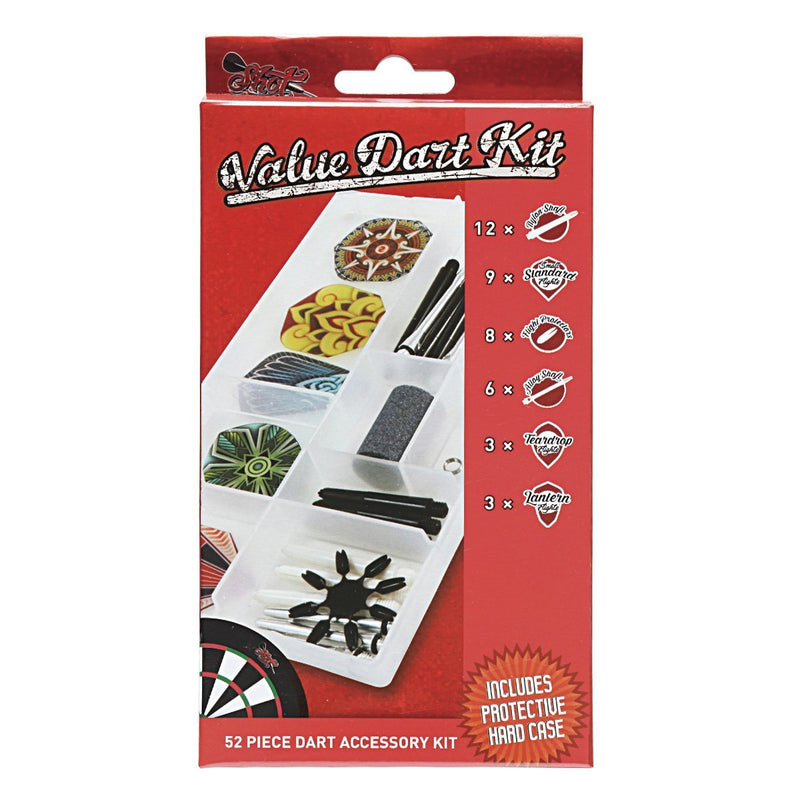 [AUSTRALIA] - Shot! Darts Value Dart Kit-Dart Accessories-52 Piece Darts Accessory Pack 