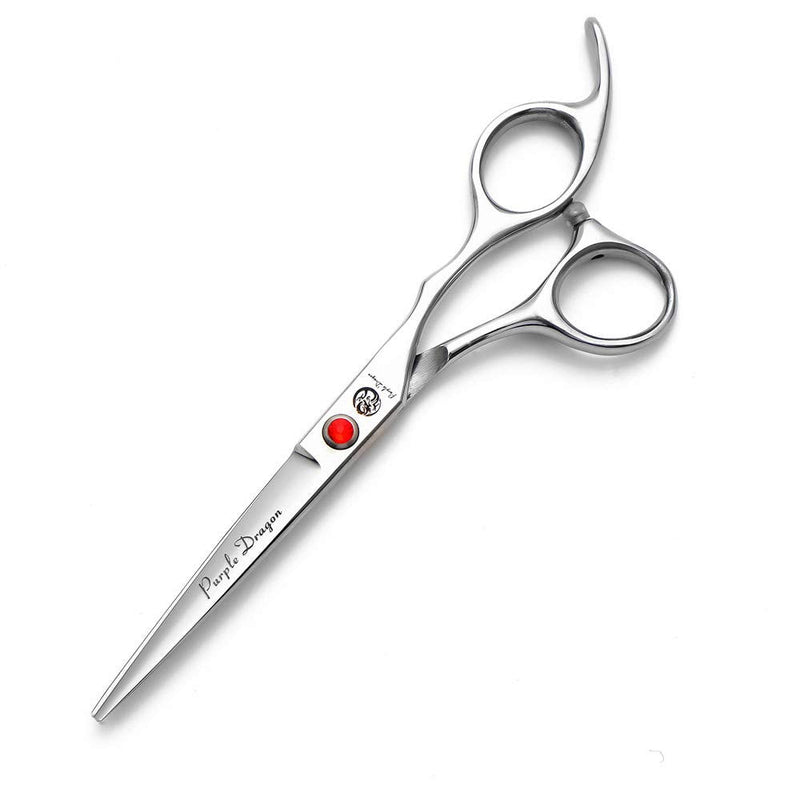 Purple Dragon 4“/5"/5.5"/6"/6.5"/7"/7.5"/8"/9"/10" Sharp Edge Salon Hair Cutting Shears - Pet/Dog Grooming Scissors with Bag - Perfect for Barber or Pet Groomer 6 inch - BeesActive Australia