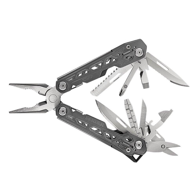 Gerber Gear Truss Multitool, Stainless and Grey with Multi-Position Sheath [30-001343, New - BeesActive Australia