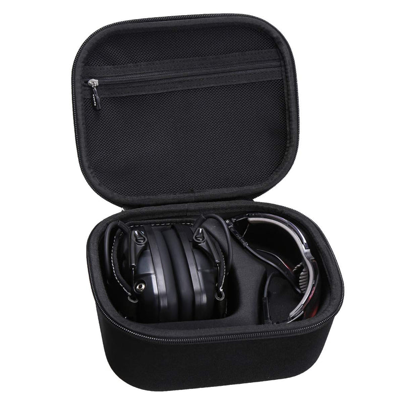 Aproca Hard Storage Travel Case Fit for Howard Leight by Honeywell Impact Sport Sound Amplification Electronic Shooting Earmuff and Genesis Sharp-Shooter Safety Eyewear Glasses(black) - BeesActive Australia