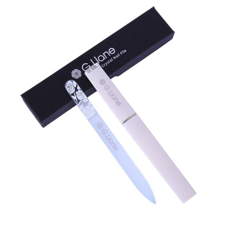 Best Crystal Nail File Set – G.Liane Professional Nail File Manicure Pedicure Kit For Natural Nails Acrylic Nails Gels Nails Manicure Tools For Home And Salon (Rose White) … Rose White - BeesActive Australia