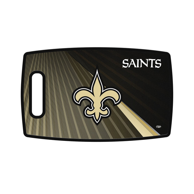 NFL Large Cutting Board - Kitchen Grade Chopping Board - Easy Grip Handle - Ideal Gift for the Loyal Sports Fan New Orleans Saints 14.5-inch by 9-inch Team Colors - BeesActive Australia