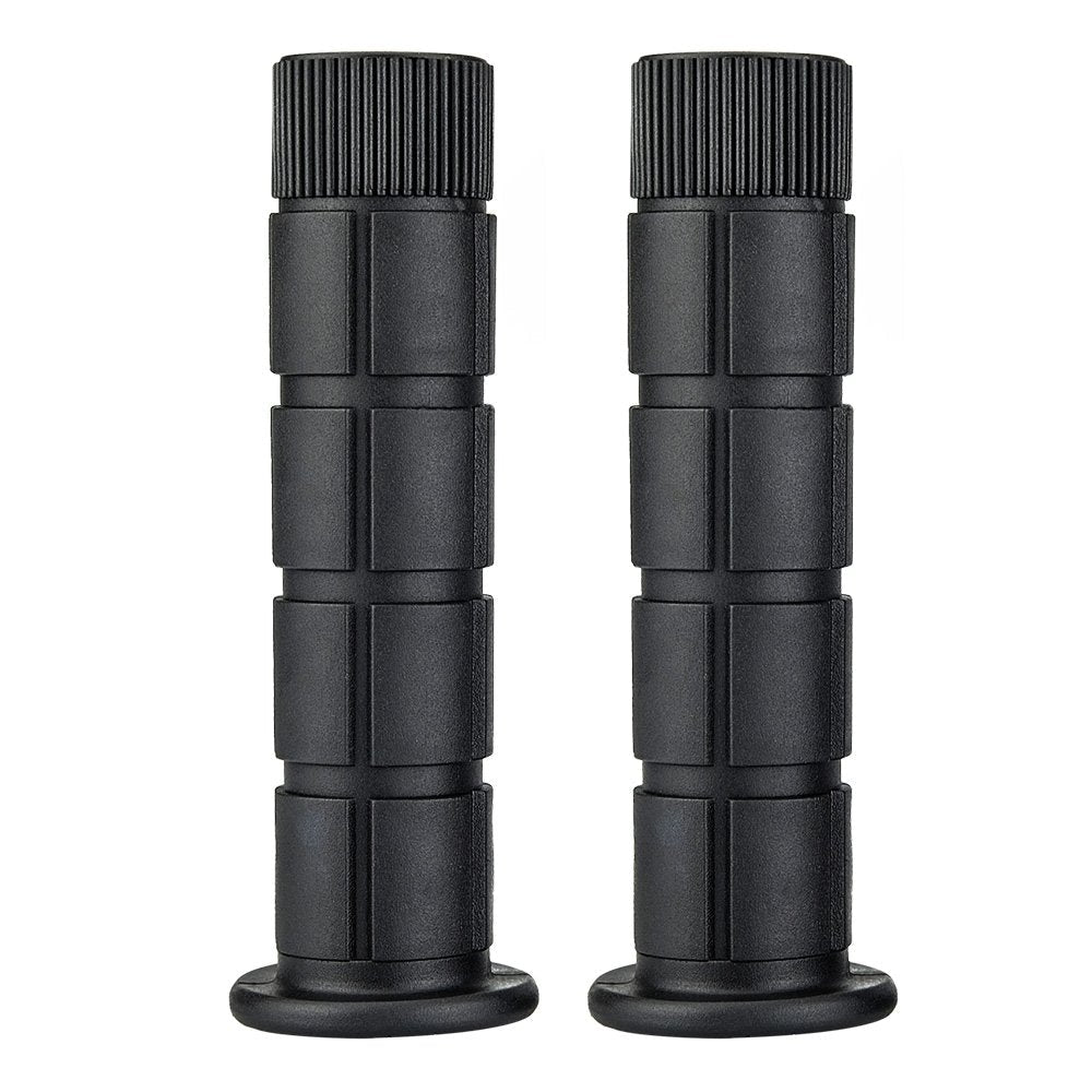 SAPLIZE Bike Handlebar Grips, for Kids Girls Boys Bikes, Balance Bikes, Road Bikes and Scooters, Length 4.9", Soft and Comfortable Black, Standard Size - BeesActive Australia