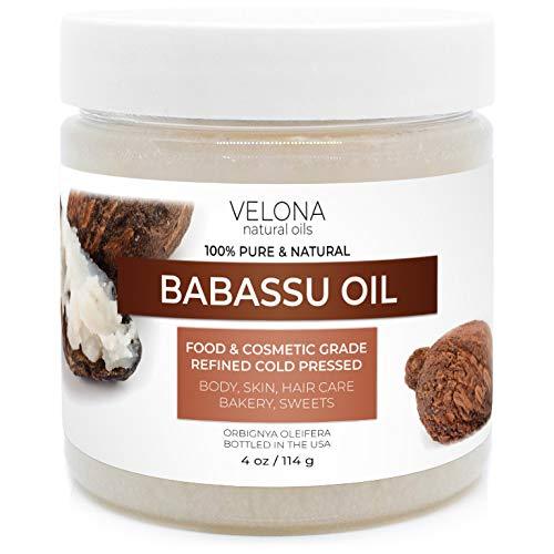 Babassu Oil by Velona - 4 oz | 100% Pure and Natural Carrier Oil | Refined, Cold Pressed | Face, Hair, Body & Skin Care and Cooking | Use Today - Enjoy Results - BeesActive Australia