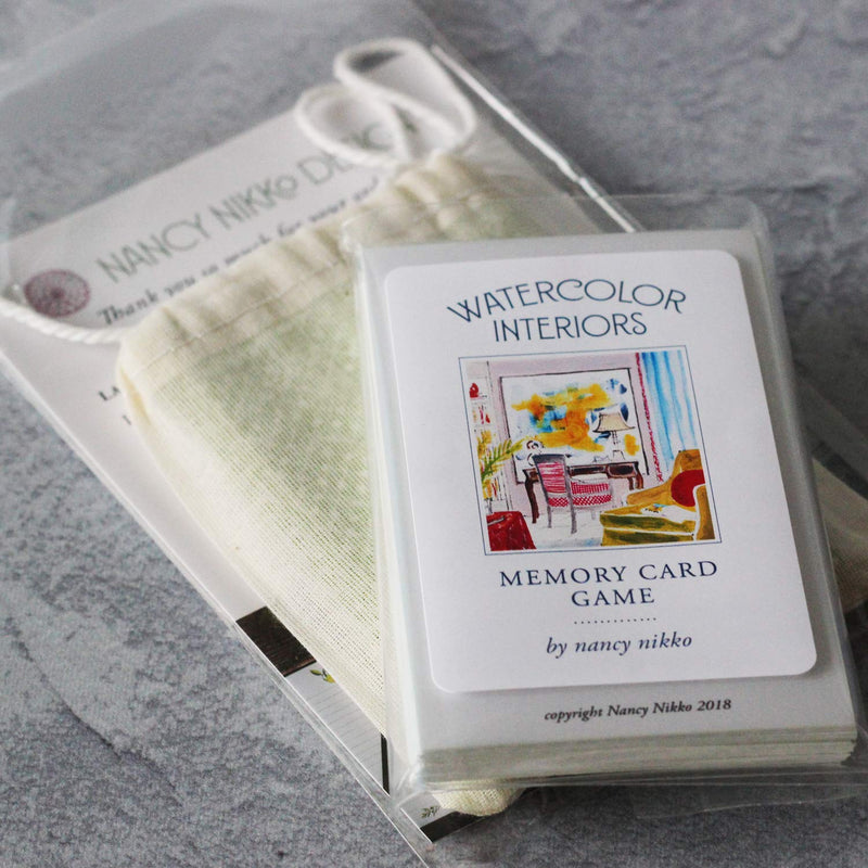 Interiors Memory/Matching Card Game - BeesActive Australia