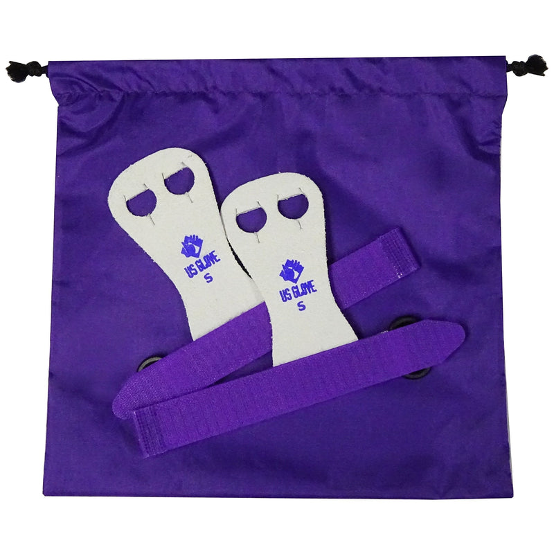 [AUSTRALIA] - Z ATHLETIC Rainbow Beginner Grips & Grips Bag Bundle for Gymnastics (Large, Purple) 