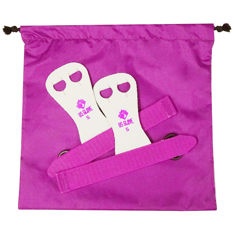[AUSTRALIA] - Z ATHLETIC Rainbow Beginner Grips & Grips Bag Bundle for Gymnastics (Large, Pink) 