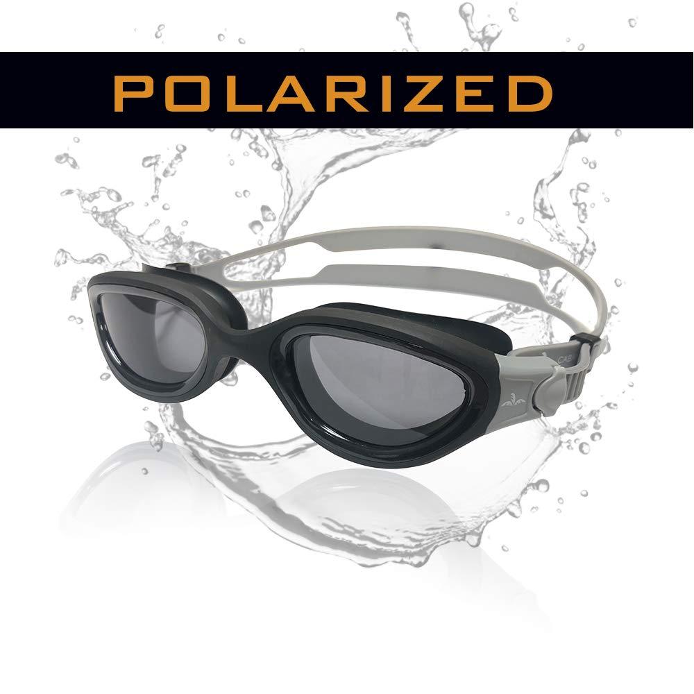 [AUSTRALIA] - Cabana Sports Pearl Swimming Goggles. Polarized Swim Goggles with Smoke Lens, UV Protection, Watertight Seal, Anti-Fog, Adjustable Strap, Comfortable fit for Unisex, Adult,Men,Women, and Teenagers 