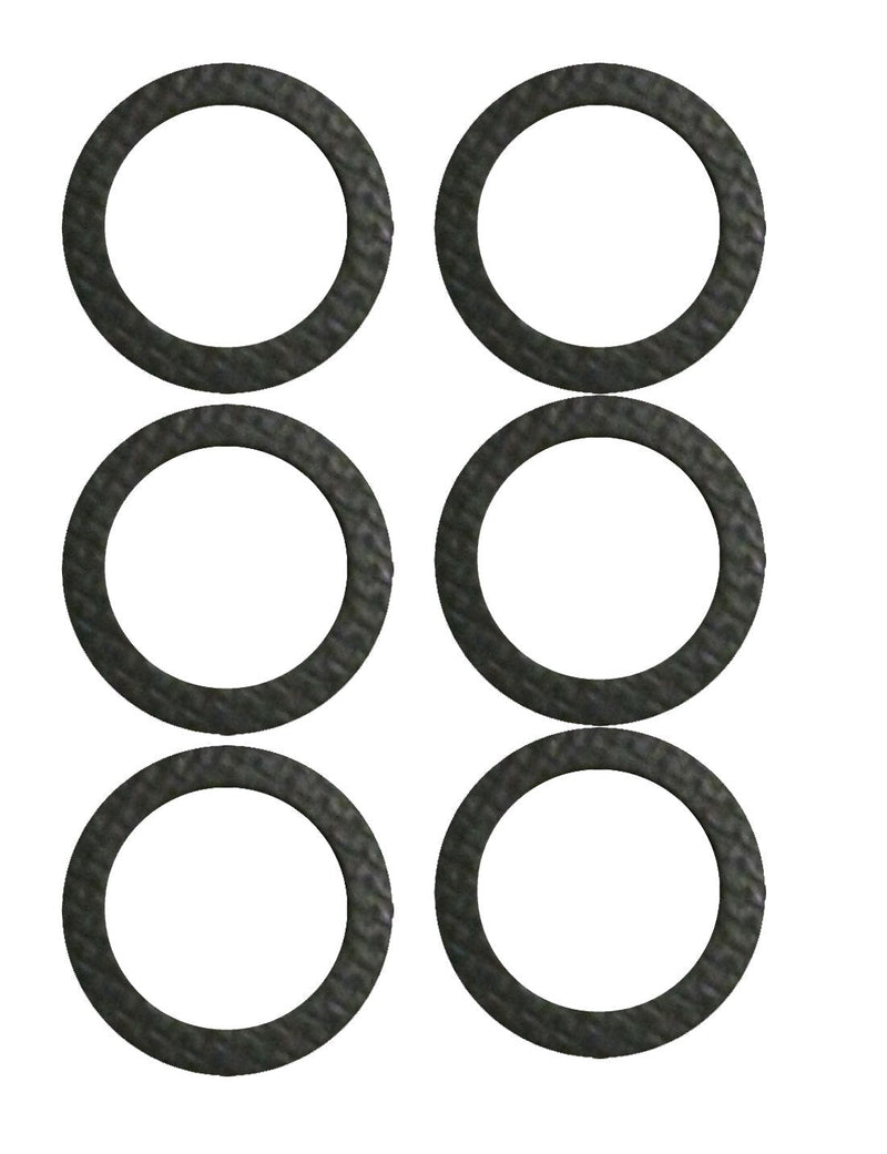 Mission Automotive 6-Pack Marine Drain Screw Gasket - Compatible with Most Lower Units and Seawater Pumps - Comparable to Sierra International (TM) 18-2945-9 - BeesActive Australia