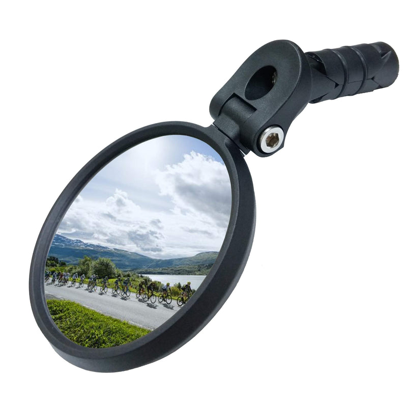 MEACHOW Bar End Bike Mirror [Upgraded Version] Scratch Resistant Glass Lens,HD,Safe Rearview Mirror,ME-001 Blue - BeesActive Australia